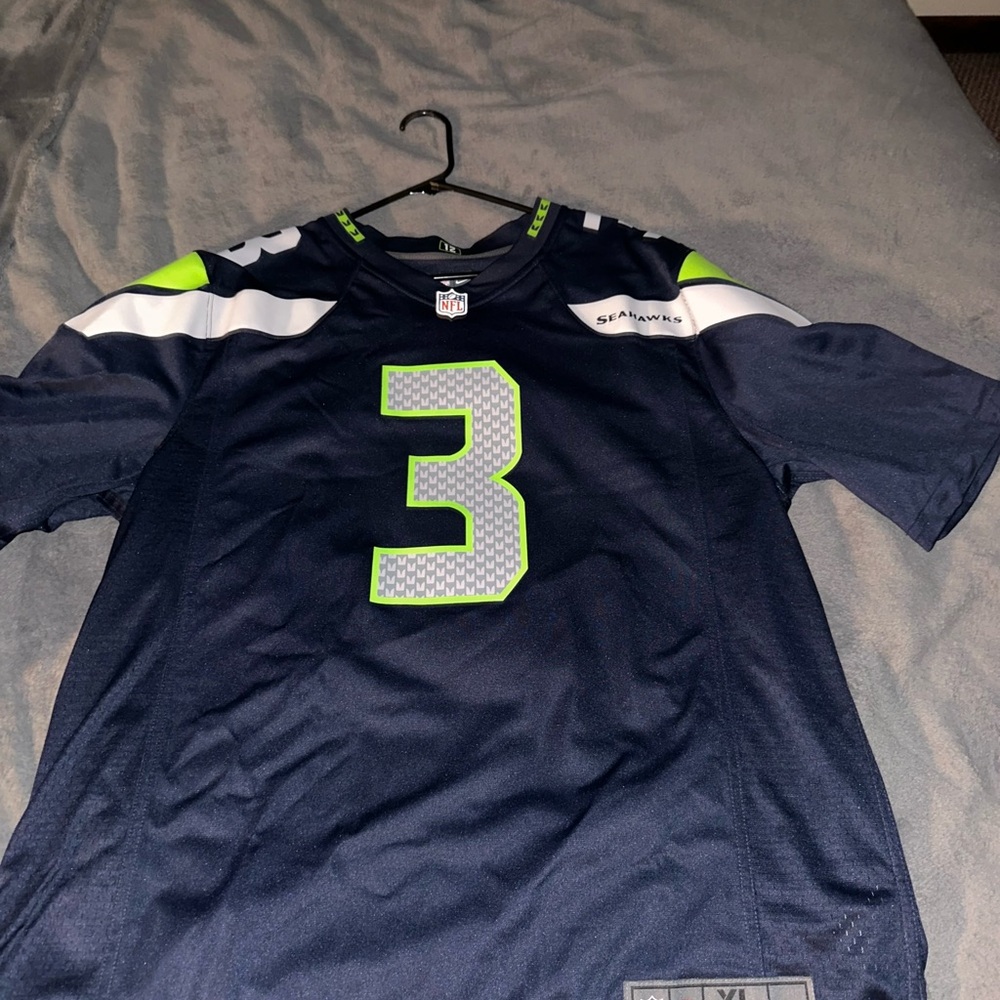 NFL nike Navy Blue Seattle Seahawks Jersey nick emmanwori size XL